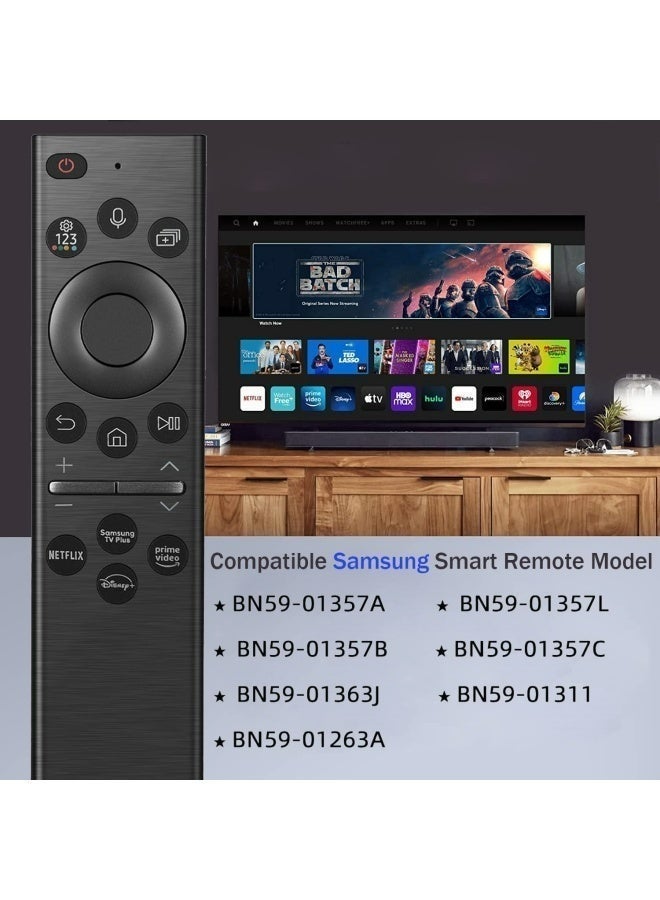 فليفيو جهاز تحكم عن بعد عالمي يعمل بالطاقة الشمسية لأجهزة تلفزيون سامسونج الذكية، توجيه الأوامر الصوتية، جهاز تحكم عن بعد صوتي يعمل بالطاقة الشمسية - Image 2